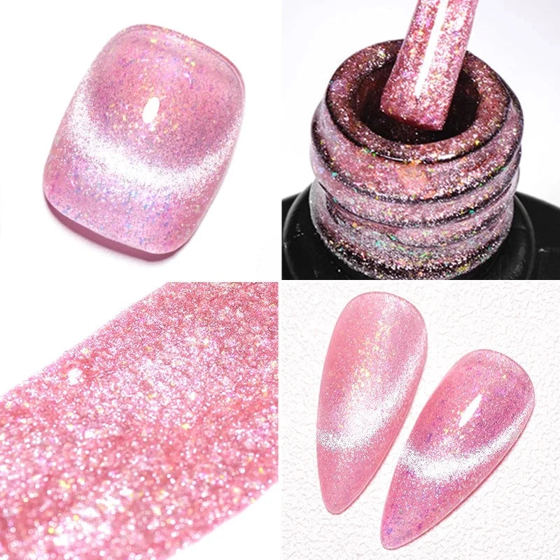 Vernis Rose Pailleté