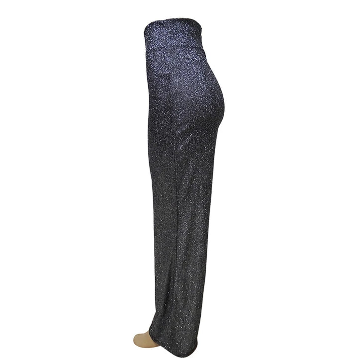 Pantalon Noir à Paillette Femme