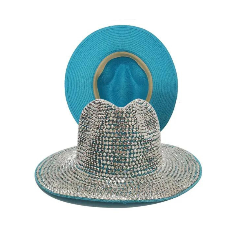 Chapeau Strass Argent