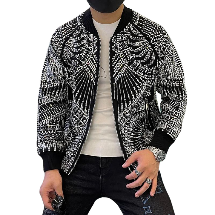 Bomber Strass Homme