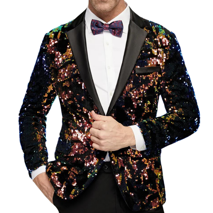 Costume Paillette Homme Multicolore