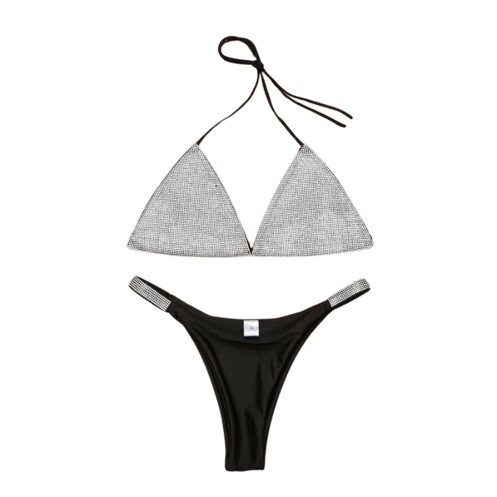 Bikini Strass Noir