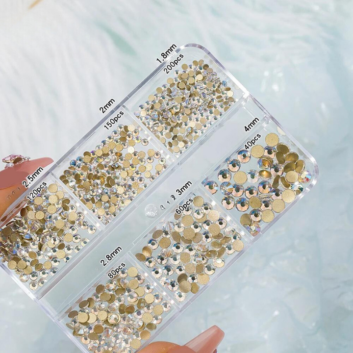 Coffret Paillettes Blanc doré