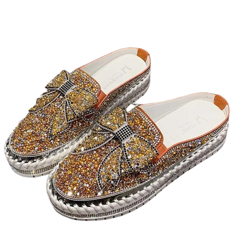 Claquette Strass Noeud Papillon Strass Paillettes Strass Paillettes