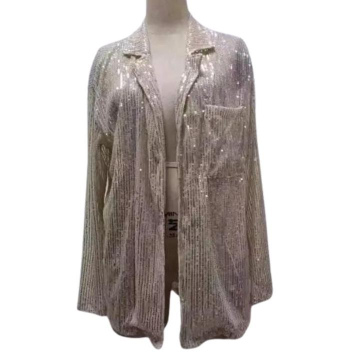 Chemise Champagne Sequin Femme