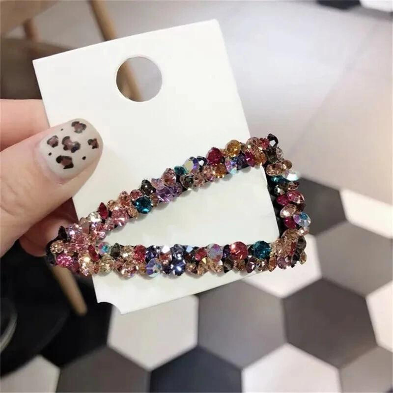 Pince Strass Cheveux Multi couleurs B