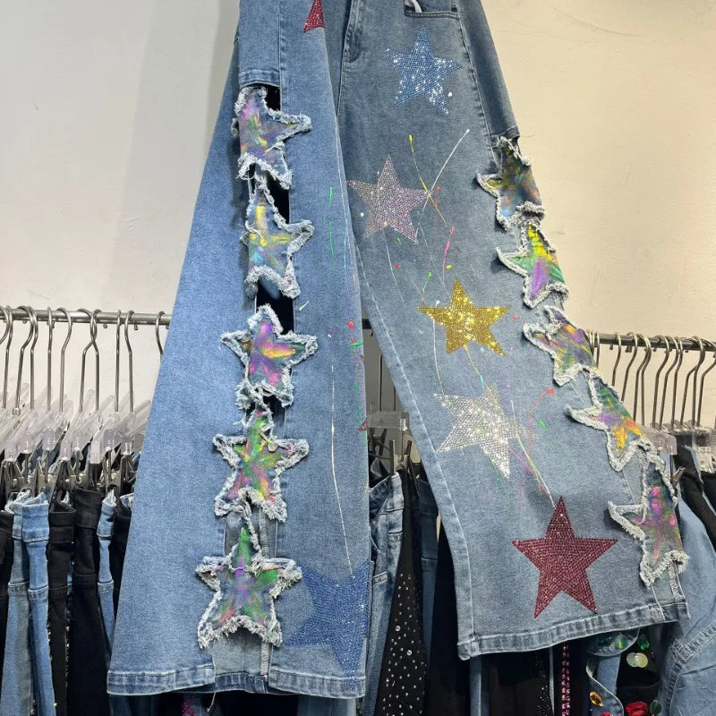 Jean Etoiles Colorées Paillettes