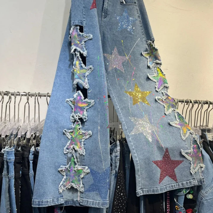 Jean Etoiles Colorées Paillettes