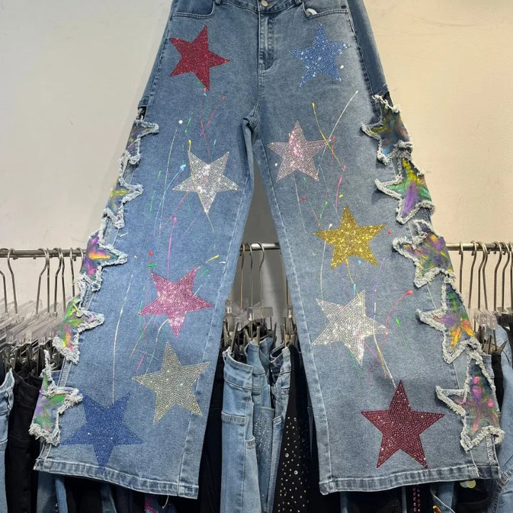 Jean Etoiles Colorées Paillettes