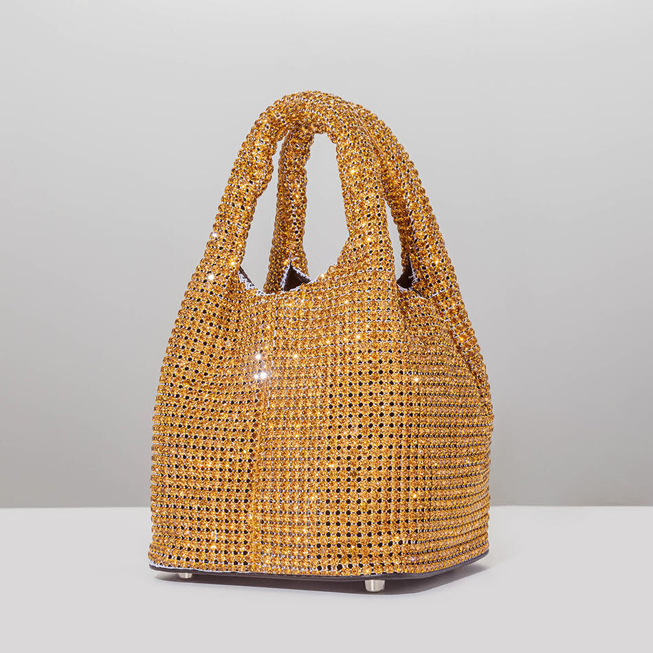 Sac Strass Poire or