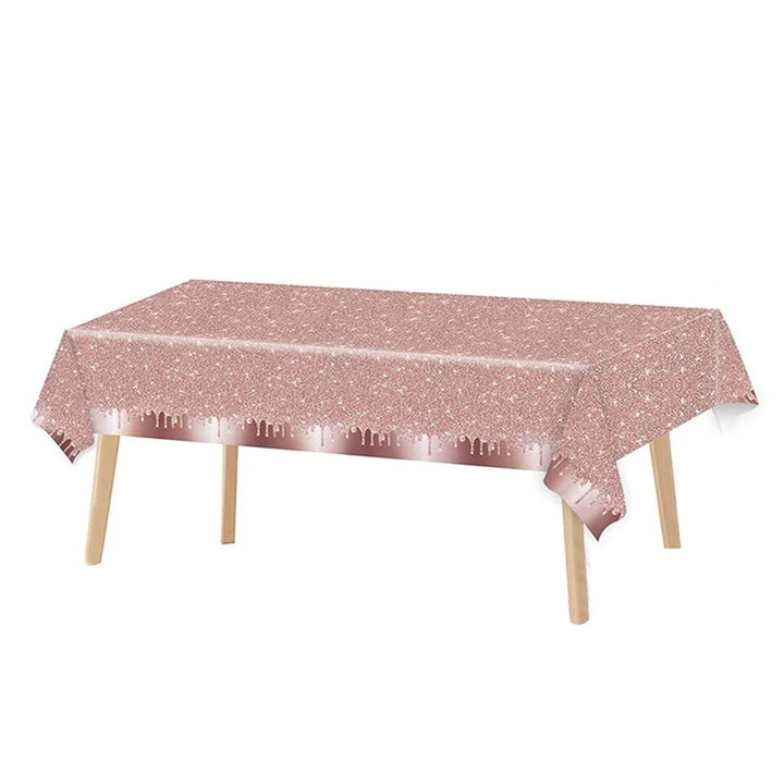 Chemin de Table Paillettes Roses et Accessoires